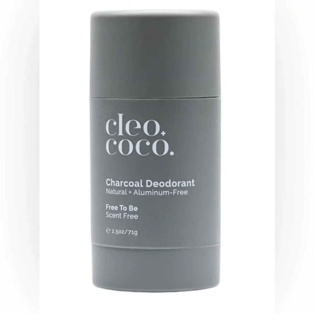 ✨ Cleo + Coco Charcoal Deodorant – Free To Be (Scent Free) ✨